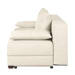 Boxspring-Schlafsofa Dingo Webstoff - Webstoff Luda: Creme