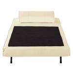 Poltrona letto Rovigo Similpelle bianca - Bianco crema