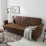 Canapé convertible Brampton Microfibre - Marron