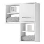 Armoire suspendue Welnezz Retournable - Blanc perle