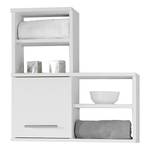 Armoire suspendue Welnezz Retournable - Blanc perle