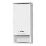 Armoire suspendue Lugano Blanc nacré - 1 porte - Hauteur : 70,5 cm - Largeur : 30 cm