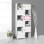 Etagère modulable Genf 2 éléments - Blanc brillant / Blanc