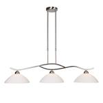 Hanglamp Capri 3 lichtbronnen mat nikkelkleurig