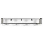 Wandgarderobe Welbeck I Nickel - Silber