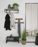 Wandgarderobe Welbeck I zwart - Zwart