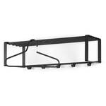 Wandgarderobe Welbeck II Metall - Schwarz