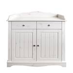 Fasciatoio Karlotta Pino massello / Bianco Shabby - White Washed