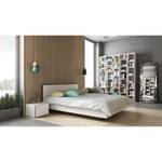 Bed Float wit - Wit/lichtbruin - 160 x 200cm