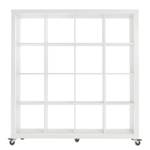 Kast Rolly 4x4- mat wit Wit - Hout - 162 x 172 x 36 cm