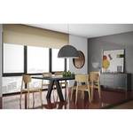 Table extensible Thornton (extensible) - Imitation béton / Noir matt