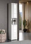 Armoire colonne Amanda I Blanc brillant / Blanc - Blanc brillant