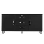 Sideboard Malibu II Schwarz - Schwarz