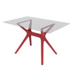 Tavolo da pranzo Vela I Rosso - 120 x 80 cm