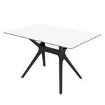 Table Vela II Blanc / Noir - 120 x 80 cm
