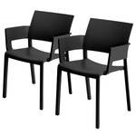 Stoelen Fiona (2-delige set) glasvezel - wit