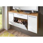 Hangende schoenenklepkast Alavere II Wit/bianco Eikenboom