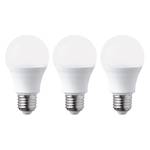 Ampoule LED Latiano (set de 3) Blanc - Matière plastique - Hauteur : 11 cm