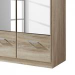 Draaideurkast Vanity (met lades) grof gezaagd eikenhout - 180cm breed