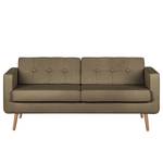 Sofa Croom I (3-Sitzer) Webstoff - Webstoff Polia: Havanna