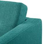 Sofa Croom I (3-Sitzer) Webstoff - Webstoff Polia: Petrol