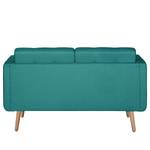 Sofa Croom I (2-Sitzer) Webstoff - Webstoff Polia: Petrol