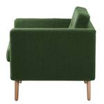 Fauteuil Croom Tissu - Vert ancien - Sans repose-pieds - Tissu Polia: Vert vieilli - Sans repose-pieds