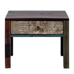 Table de nuit Goa Manguier / Acacia massif Multicolore