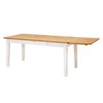 Eettafel Bergen II massief grenenhout - Loogkleurig grenenhout/Wit grenenhout - 180 x 90 cm - Zonder functie