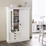 Armoire vitrine Bergen Pin massif - Pin blanc