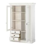 Armoire vitrine Bergen Pin massif - Pin blanc