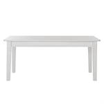 Table Bergen II Épiciéa massif - Pin blanc - 120 x 78 cm - Sans rallonge