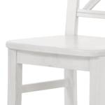 Chaises Fjord (lot de 2) Pin massif blanc - Epicéa blanc