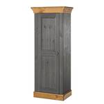 Schrank Bergen Kiefer massiv - Grau/Laugenfarbig - Kiefer Grau / Kiefer Laugenfarbig