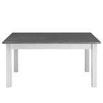 Eettafel Boston massief grenenhout - Wit grenenhout/grijs grenenhout - 160 x 90 cm