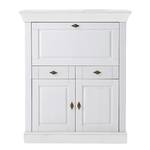 Secretaire Bergen massief grenenhout - Wit grenenhout