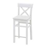 Chaise de bar Fjord Pin massif - Pin blanc - Hauteur : 96 cm