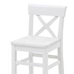 Chaise de bar Fjord Pin massif - Pin blanc - Hauteur : 106 cm
