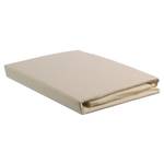 Spannbettlaken Jersey Weiß - Baumwolle - Spannbettlaken Jersey - Natur - Baumwolle - Abmessungen 200x120x35cm - Ivory - 120 x 220 cm