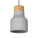 Suspension Lylia I Béton / Bois - 1 ampoule