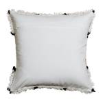 Coussin Vilamar Coton - Blanc / Doré