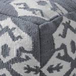 Pouf Raposa III Laine - Gris / Blanc