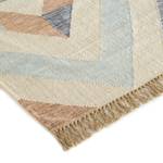 Wollen tapijt Allinge textielmix - blauw - 140 x 200 cm
