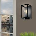 Wandlamp Charterhouse glas / staal - 1 lichtbron