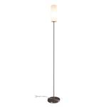 Staande lamp Troy Elegance glas / staal - 1 lichtbron