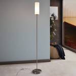 Staande lamp Troy Elegance glas / staal - 1 lichtbron