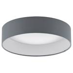 LED-Deckenleuchte Palomaro Webstoff / Kunststoff - 1-flammig - Matt Blaugrau - Durchmesser: 32 cm