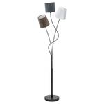 Lampadaire Maronda Tissu / Acier - 3 ampoules