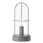 Tafellamp Storm glas/staal - 1 lichtbron