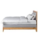 Lit boxspring LaamliaWood III Chêne massif - 180 x 200cm